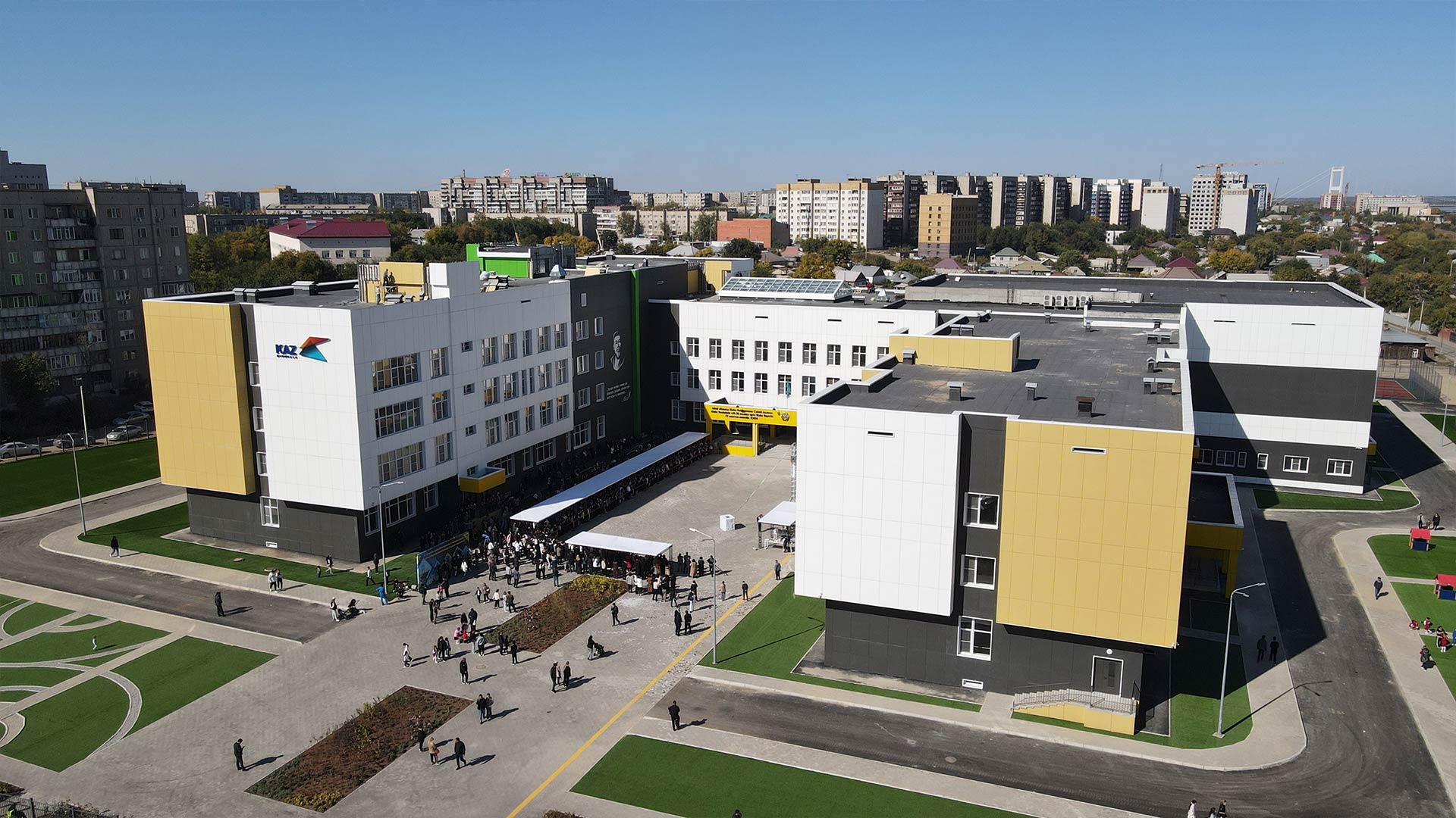 Construction of a new school for 1,200 students in Semey